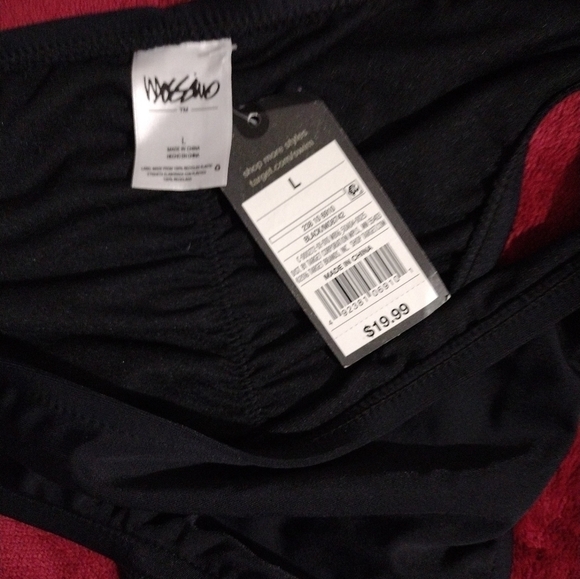 MOSSIMO Black Cheeky Bikini Bottom - Picture 3 of 4